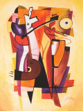 The Beat Goes On Affiches par Alfred Gockel