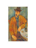 Man with a Wine Glass Posters by Amedeo Modigliani