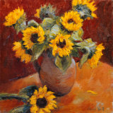 Jarra de girasoles Láminas por Edward Noott Jarra de girasoles Láminas por Edward Noott