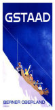 Gstaad, Berner Oberland Giclee Print by Alex W. Diggelmann
