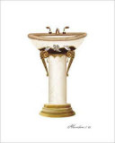 Wash Pedestal #10 Láminas por Consuelo Gamboa