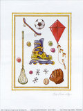 Rollerblade Poster by Karyn Frances Gray
