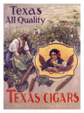 Texas Cigars Giclee Print by Maatschappij 
