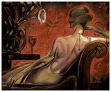 Bordeaux Lounge Posters af Trish Biddle