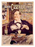 Absinthe Cusenier reproduction procédé giclée par Francisco Tamagno