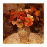 Vaso Di Fiori Con Papavero Póster