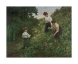 Flower Girls Prints by Hermann Seeger