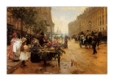 Rue Royale, Paris Posters by L. Shryver
