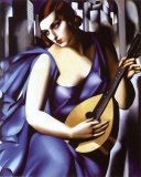 Femme a Guitare Posters by Tamara de Lempicka
