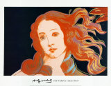 Details of Boticelli's Birth of Venus, c.1984 Poster von Andy Warhol