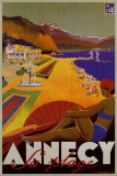Robert Fallucci - Annecy Sa Plage - Poster Robert Fallucci - Annecy Sa Plage - Poster