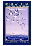 Union Castle Line to South Africa Giclee Print