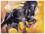 Black Arabian Beauty Posters by Joadoor 