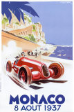 Monaco, 1937 Affiches van Geo Ham Monaco, 1937 Affiches van Geo Ham