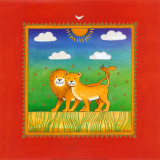 Lions Prints by L. Edwards