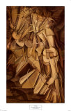 Akt, eine Treppe heruntergehend Nr.2, 1912 Poster von Marcel Duchamp
