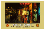 Southport (sera) Stampa giclée di Fortunino Matania Southport (sera) Stampa giclée di Fortunino Matania