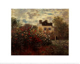 Artist's Garden in Argenteuil Prints by Claude Monet