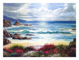 Blossoms by the Ocean Prints by Nenad Mirkovich