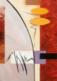 Silberne Flächen I Kunstdrucke von Alfred Gockel