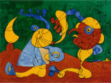 Adlige In Der Fallgrube Poster by Joan Miró