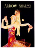 Flecha vestido camisas y collares Lámina giclée por Joseph Christian Leyendecker