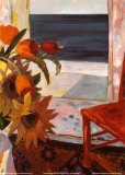 Red Chair Terrace Posters by Huang Duoling