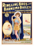 Ringling Brothers: Dainty Miss Leitzel Giclee Print