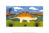Steggy, der Stegosaurus Poster von Sophie Harding
