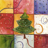 Christmas Tree Posters by Carol Robinson