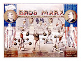 Bros. Marx Strongman Giclee Print
