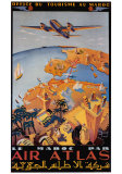 Flug nach Marokko mit Air Atlas Kunstdrucke von Hainaut 