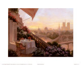 Dinner for Two Poster von Christa Kieffer