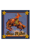 Cowgirl Star Rider Giclee Print