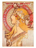 Savonnerie de Bagnolet Giclee Print by Alphonse Mucha