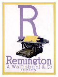 Remington Typewriter Giclee Print