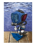 Scuba Dude Photographic Print by Fred May