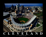 Cleveland - First Indians Game at Jacobs Field Prints by Mike Smith Cleveland - First Indians Game at Jacobs Field Prints by Mike Smith