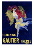 Cognac Gautier reproduction procédé giclée par Leonetto Cappiello