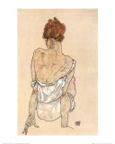 Zittende Vrouw on the Rug Prints by Egon Schiele