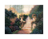 Sunlit Steps Poster by David Birmingham Sunlit Steps Poster by David Birmingham