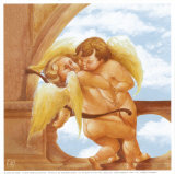 Jophiel and Chamuel Prints by Carla Moresca