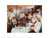 Le déjeuner des canotiers, vers 1881 Posters par Pierre-Auguste Renoir