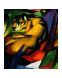 Franz Marc - The Tiger Digitálně vytištěná reprodukce