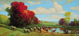 Abendlauten Poster by Hermann Traugott Rudisuhli