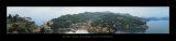 Riviera Ligure Panoramic Portofino Poster by Marco Mandibola
