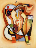 Wild Party II  Print by Alfred Gockel