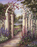 Entrada al jardín II Pósters por Carol Saxe Entrada al jardín II Pósters por Carol Saxe