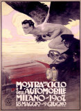 Mosta del Ciclio dell Automobile reproduction procédé giclée par Leopoldo Metlicovitz