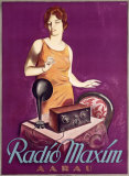 Radio Maxim Giclée-tryk af Ernst Radio Maxim Giclée-tryk af Ernst